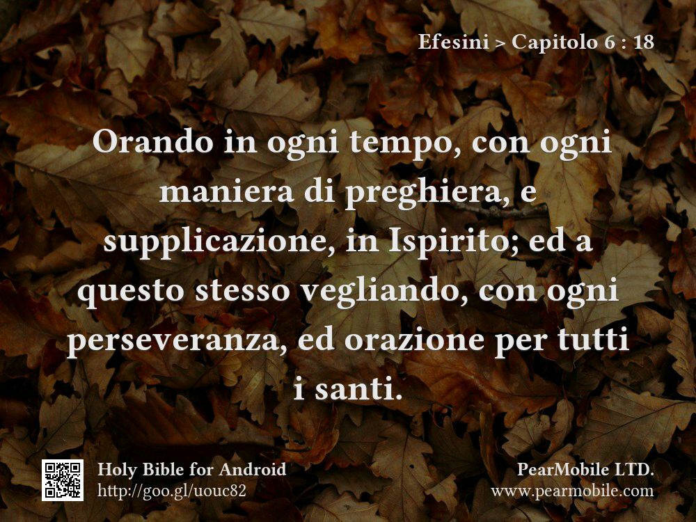 Efesini, Capitolo 6:18